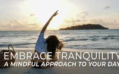 Woman meditating on beach - Chad Weller
