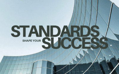 Modern building and text STANDARDS SUCCESS - Chad Weller