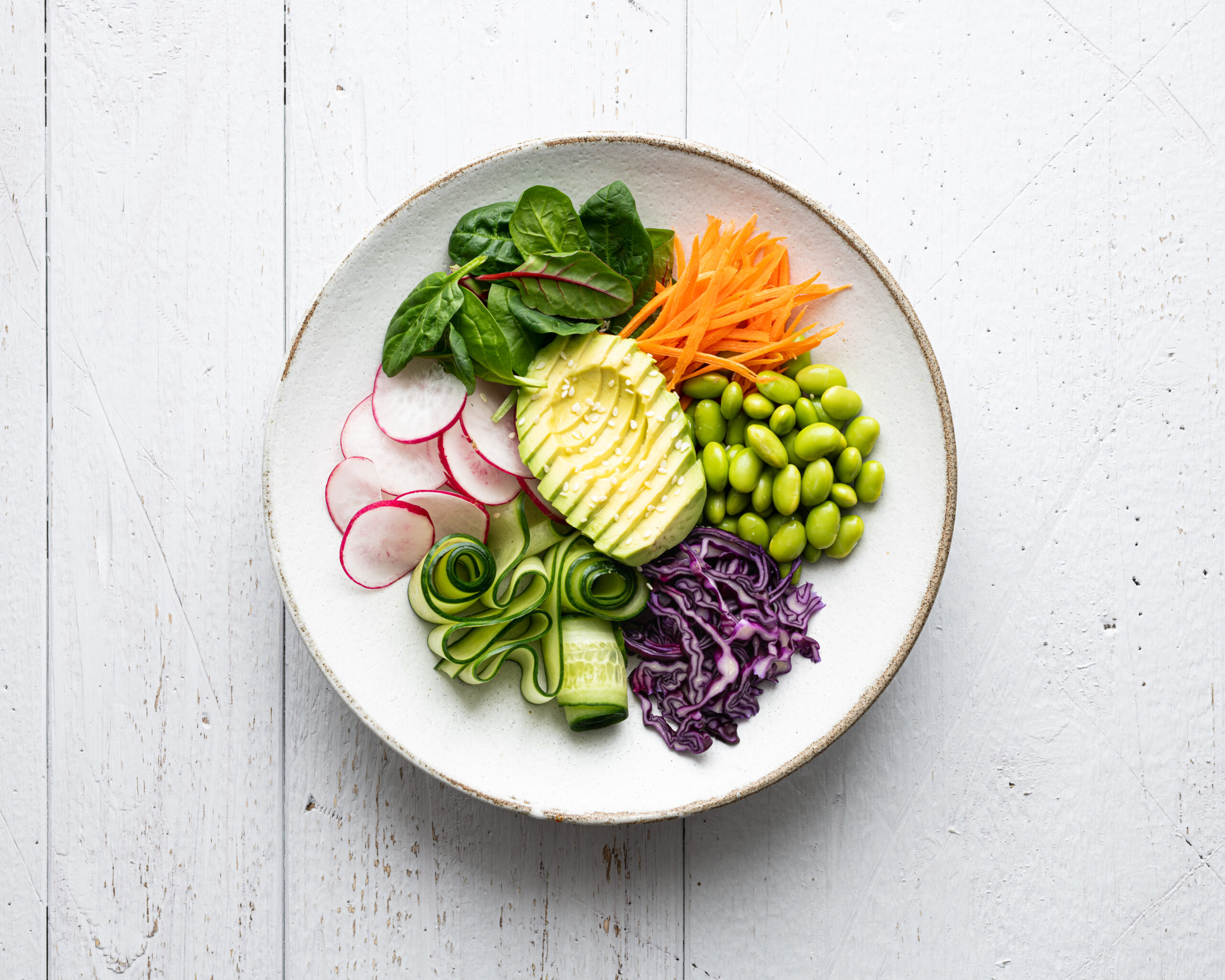 Colorful vegan vegetable bowl - Chad Weller